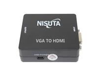 Conversor de VGA + 3.5mm audio a HDMI 1080P/720P